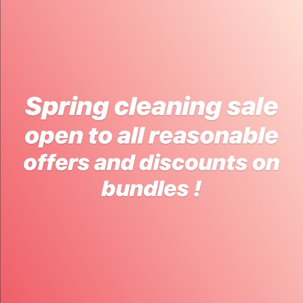 Spring sale!